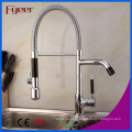 Fyeer High Quality Double Sprayer LED Kitchen Sink Faucet